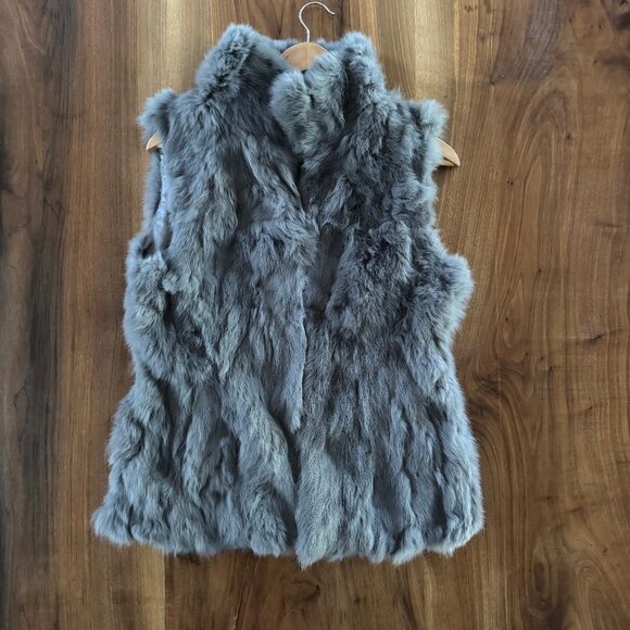Gray La Fiorentina fur vest - Picture 1 of 6
